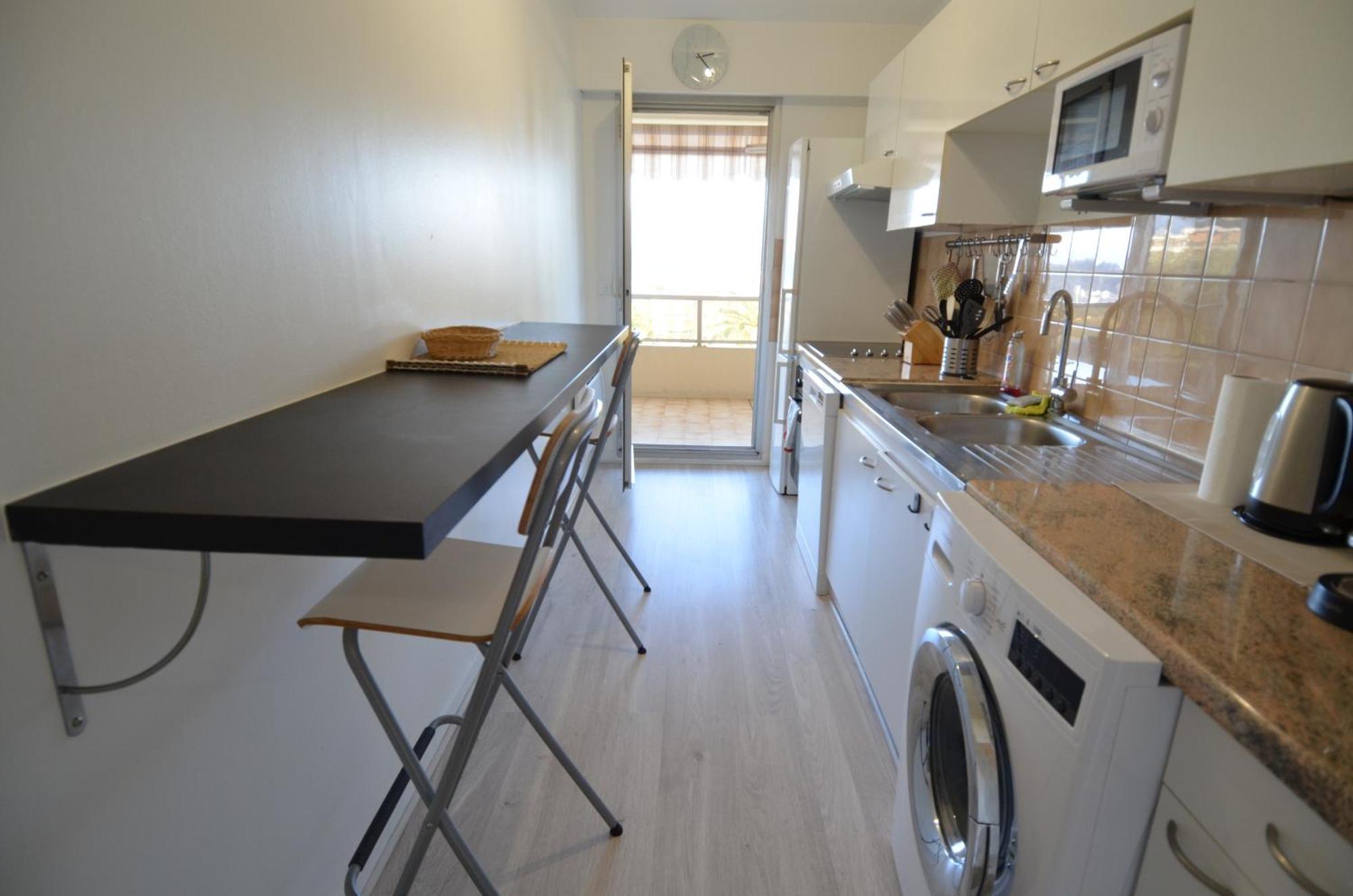 Plein Ciel - Appartement 5 Personnes Avec Piscine Sur La Corniche Fleurie A Niza Exterior foto